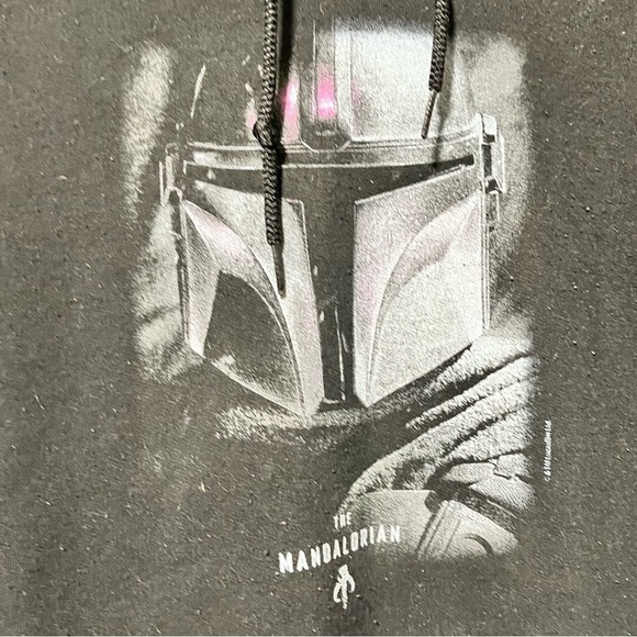 The Mandalorian Black Hoodie - Size Large, Unisex - Picture 9 of 12